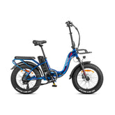 FAFREES F20 Max Electric Bike - 500W Motor 48V 22.5AH Battery 110KM Range Disc Brakes - Blue Purple